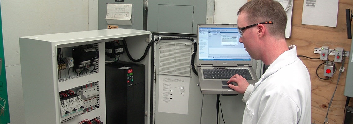 Photo of Orenco Controls product testing facility in Oregon U.S.A