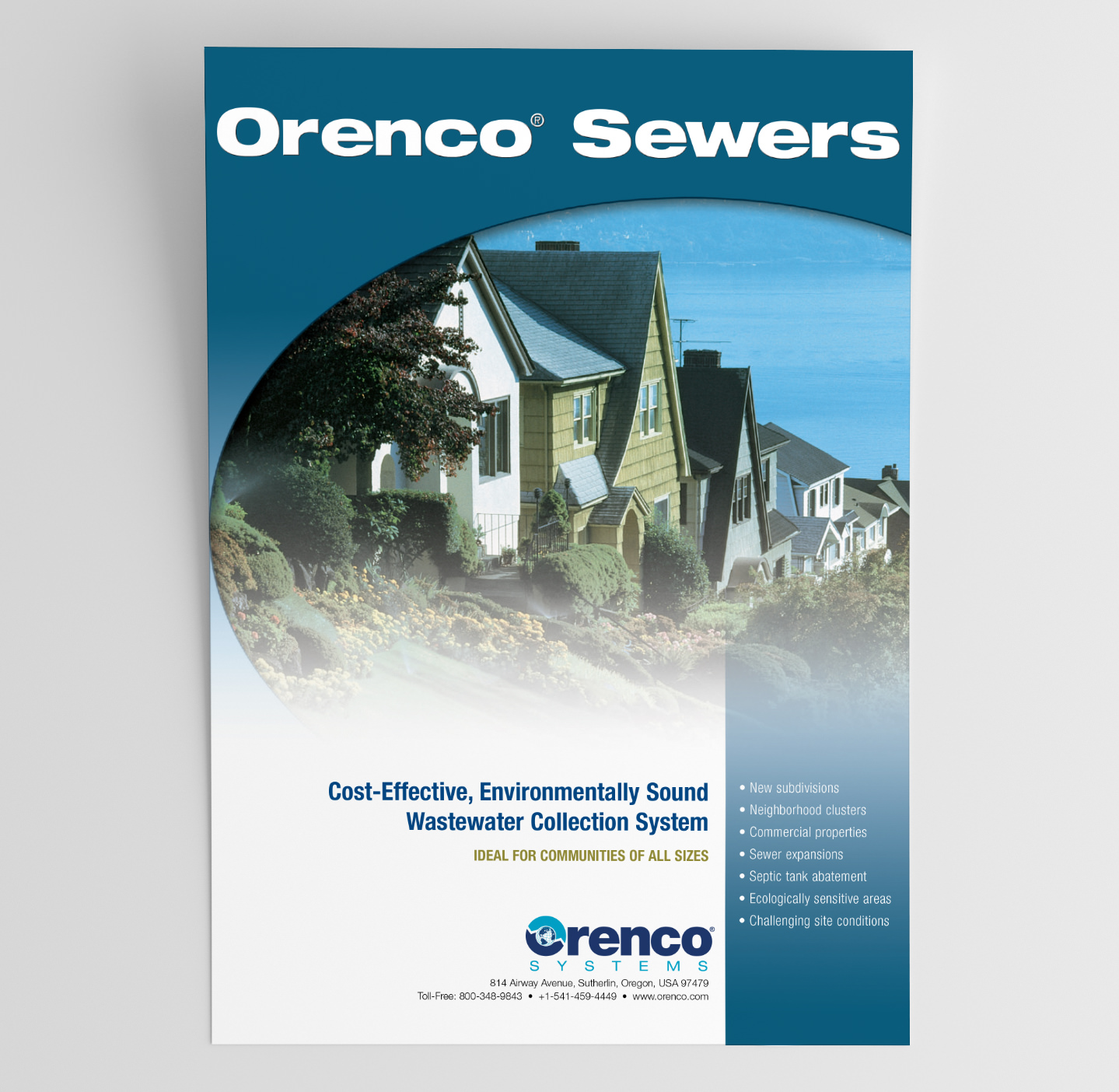 Orenco's Delos sewer is the most advanced sewer available.